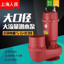 上海人民潜水泵5寸6寸清水泵220V380V农用灌溉泵家用大流量抽水泵