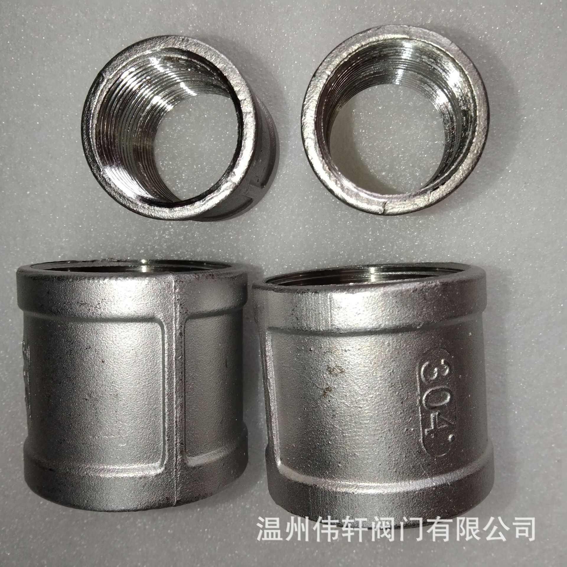 不锈钢内丝扣接头304焊接内丝水管接头焊接内牙不锈钢管子单头丝