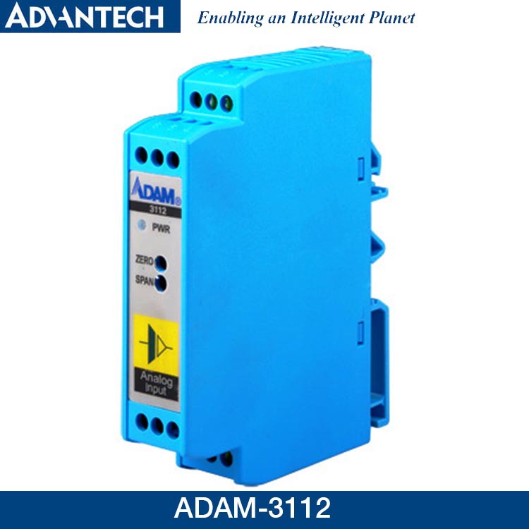 研华ADAM-3112隔离交流电压信号调理DIN安装隔离AC电压输入模块