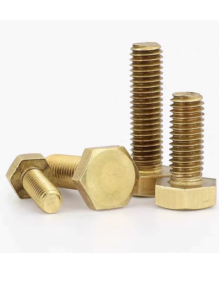 Brass External Hexagon Bolt/Copper Screws M8 * 12/16/20/25/30/35/40/45/50/60/70