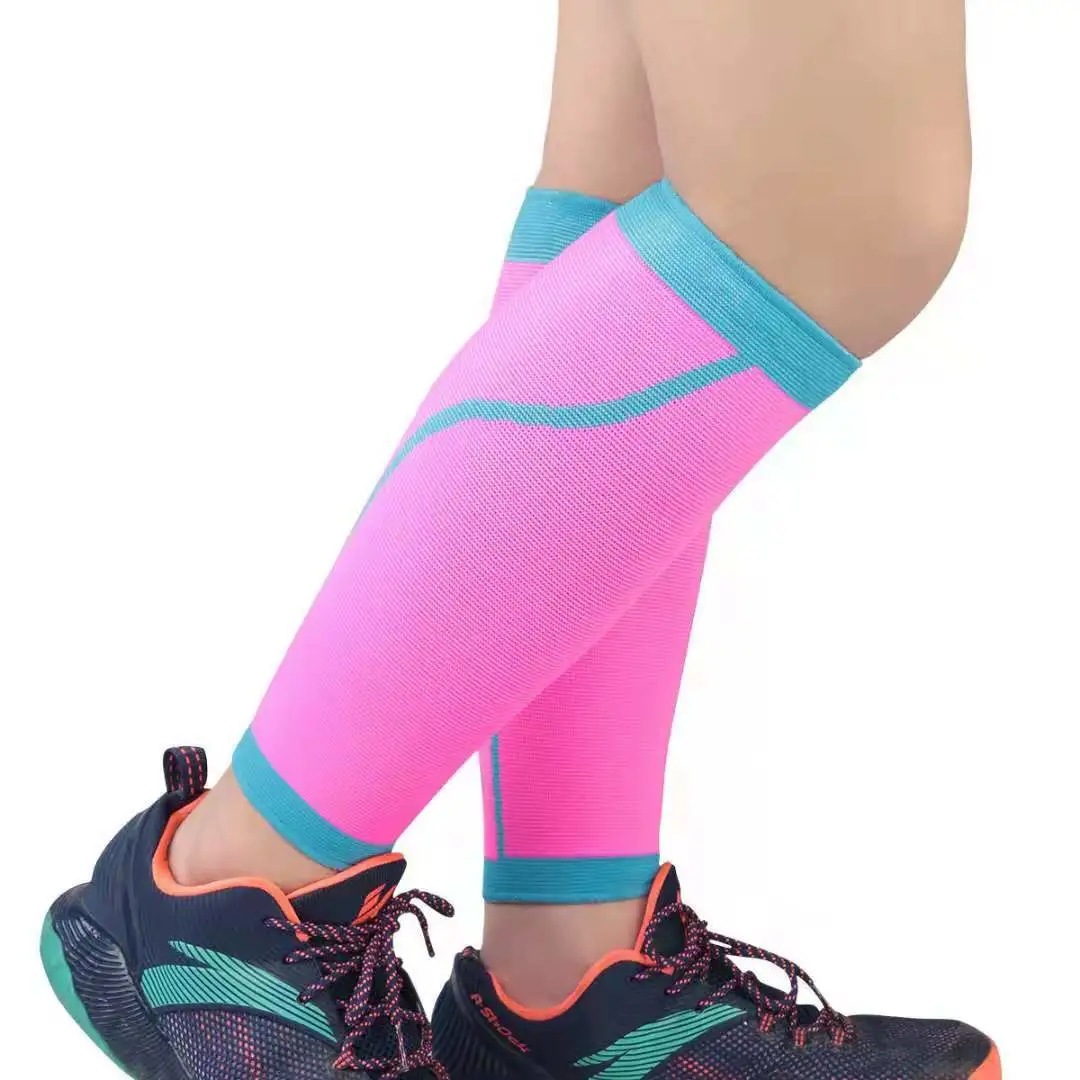 运动护腿袜男女护小腿套护套针织护具跑步马拉松篮球足球压缩批发
