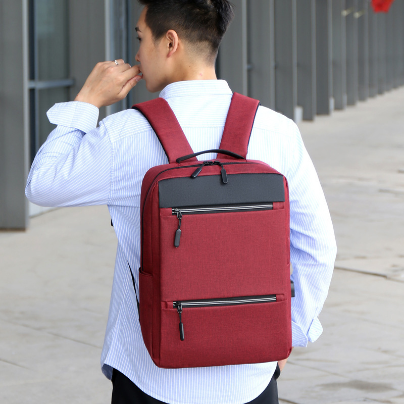 Computer Backpack Men's and Women's Casual Book Large Capacity Laptop Backpack Men's Commuter Business Backpack