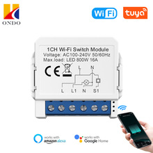 WiFi通断器 1/2/3/4路双控灯开关迷你模块远程控制涂鸦智能断路器