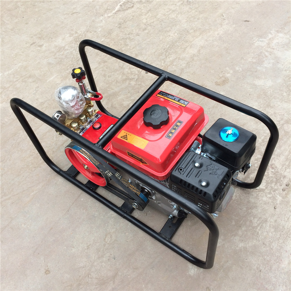 果树汽油高压打药机 风送式果园打农药机 推车式喷雾机