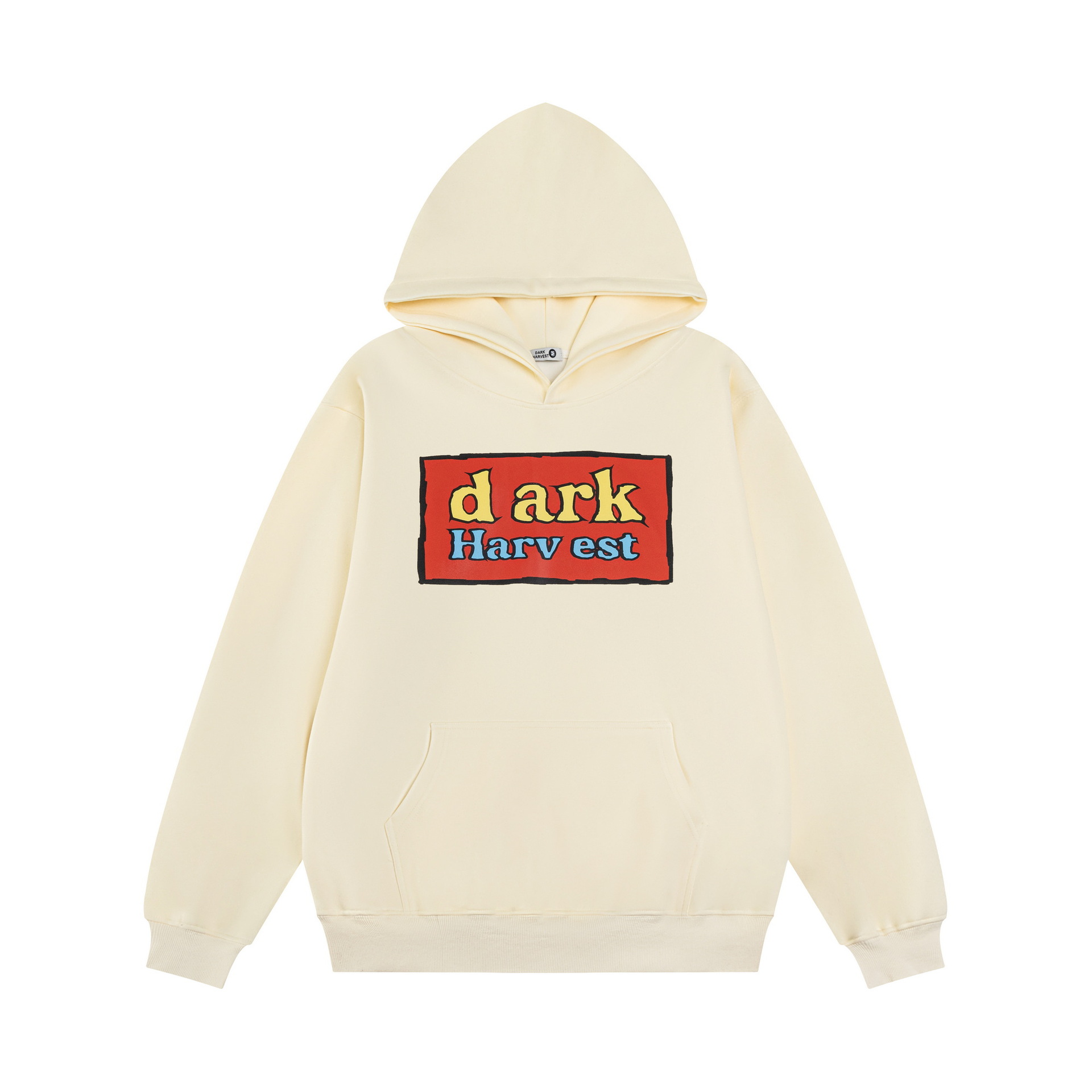 美式街头涂鸦印花连帽卫衣男女2024秋冬季国潮宽松百搭情侣帽衫