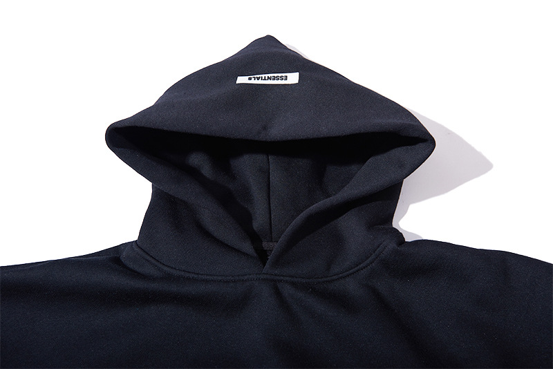 欧美秋冬街头潮牌essentials反光字母男女鼠兜帽衫情侣加绒卫衣潮