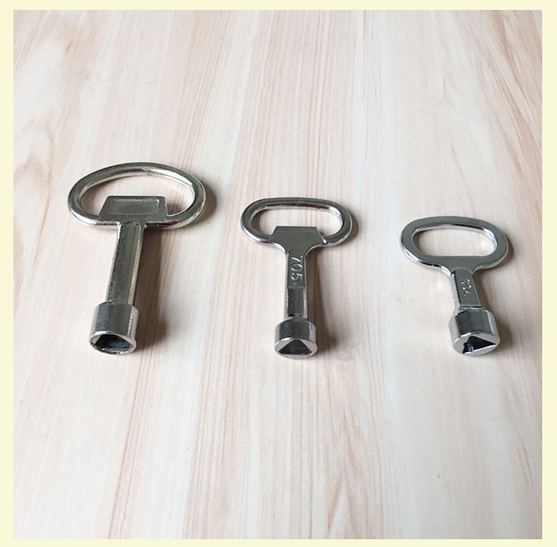 三角一字钥匙电梯 火车 高铁 水电表箱垃圾箱钥匙ms705门锁配电箱