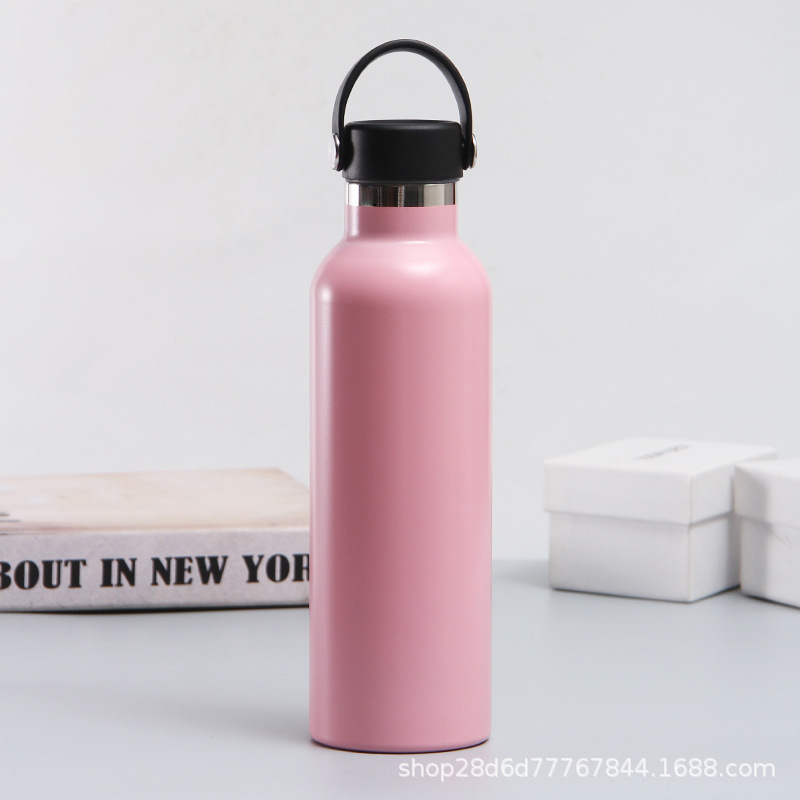 Mikenda Customized 500ml Non-Phenol a Water Bottle Straw Warm-Keeping Water Cup Double Layer Stainless Steel Sports Bottle