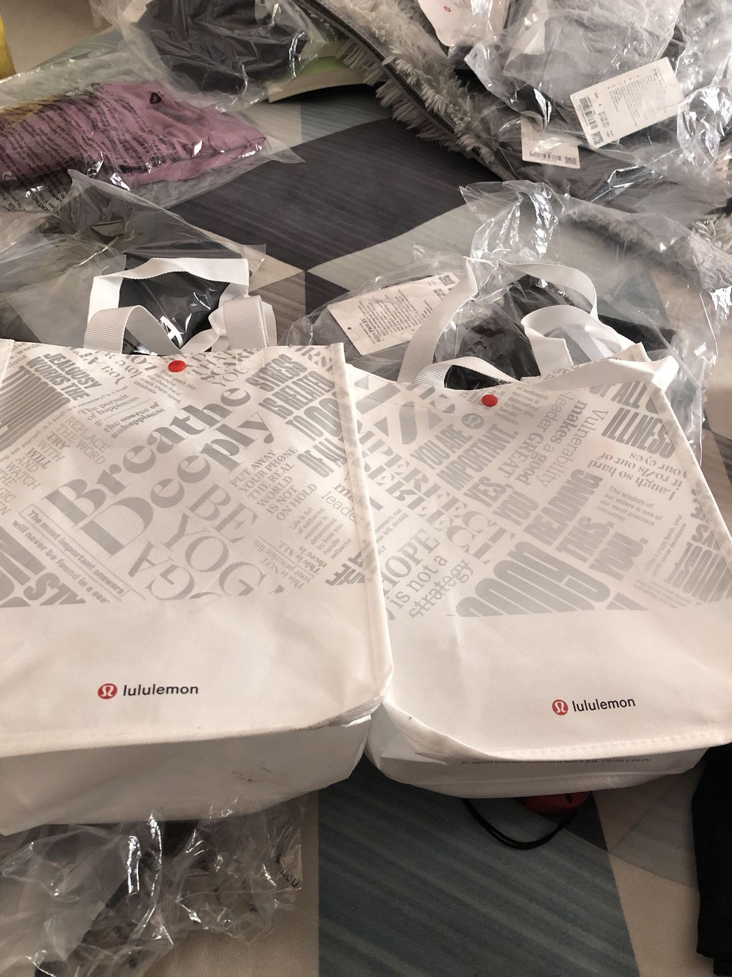 单独拍不发lululemon购物袋补加15,和商品同时发