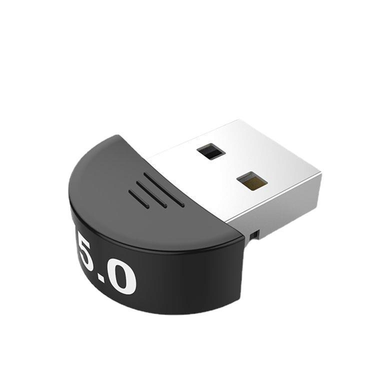 Cross-Border Spot Bluetooth Adapter Usb5.0 Mushroom-Type Listening Bluetooth Wireless Receiver Driver-Free