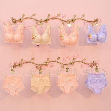 服装店内衣展示架内衣店上墙货架铁工艺内衣挂架袜子架女性内衣架