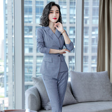 2019春装女韩版职业装女装套装时尚修身工作服制服西装套装