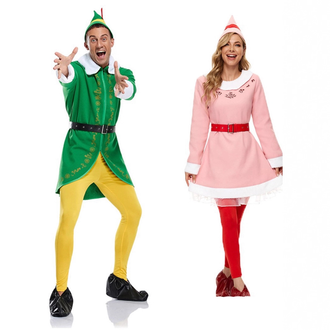 新款圣诞老人服装圣诞节服cosplay圣诞服装演出表演服装