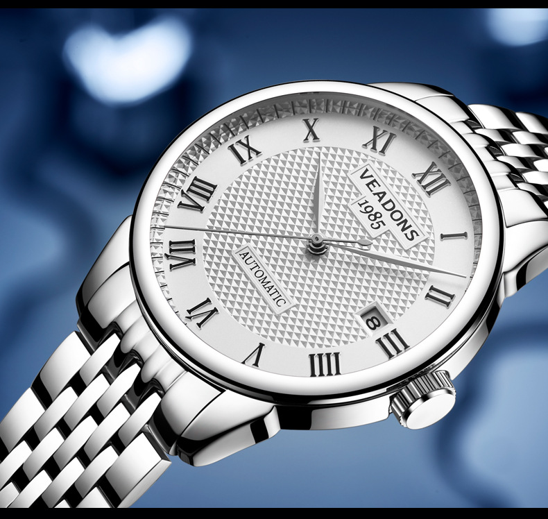 2021新款威顿手表 男士防水新款机械表全自动透底男表牌国产腕表