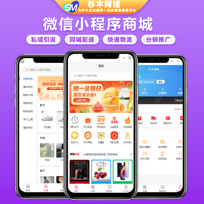 微信小程序商城公众号开发定二手车商城餐饮外卖小程序等-阿里巴巴