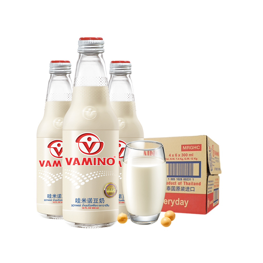 哇米诺豆奶饮料(泰氏奶茶风味)300ml 早餐豆奶饮品含乳饮料批发