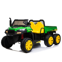 双人座儿童电动车拖拉机玩具车可坐人宝宝小孩车子四轮货车网红车