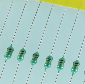 色环电感 0307 1mh 102 10% 1/4w 色码电感 45元k 一盒3k=135元