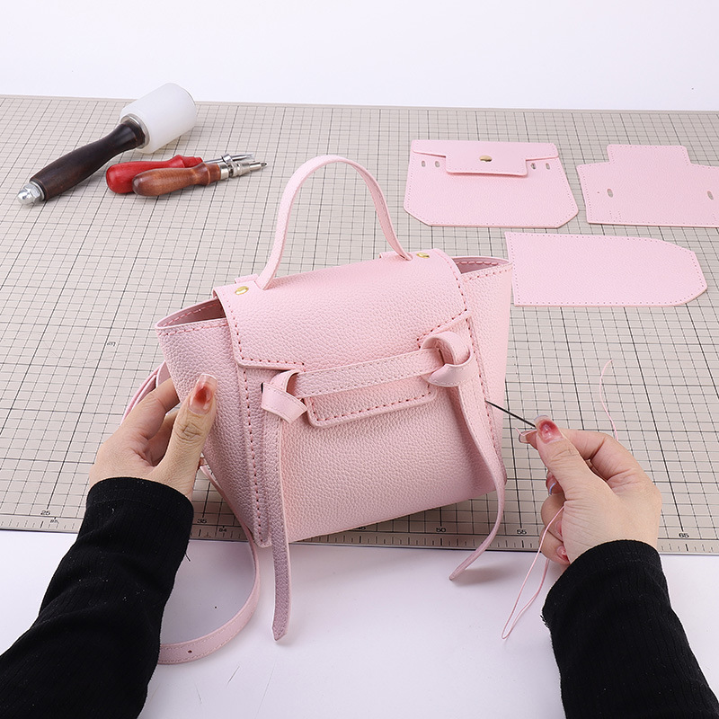 New Small Catfish Foreskin 2022 New Trendy Bag Crossbody DIY Handmade Bag Material Package Trend Solid Color Small Bag