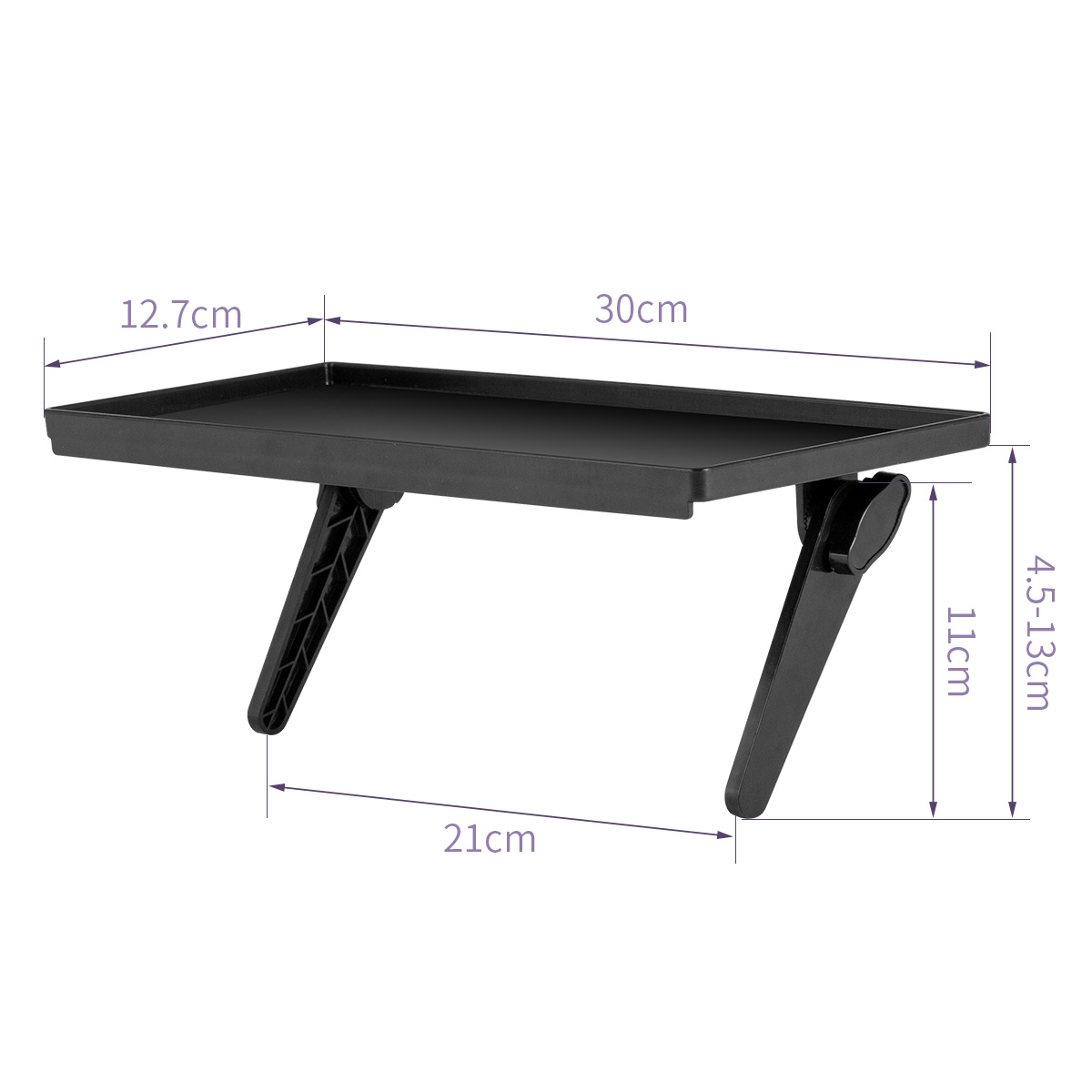 免打孔电脑显示器置物架路由器机顶盒遥控器收纳架电视机屏幕挂架
