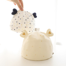 婴儿胎帽0-3个月新生儿月子帽宝宝出产房双层护头卤帽儿童帽子