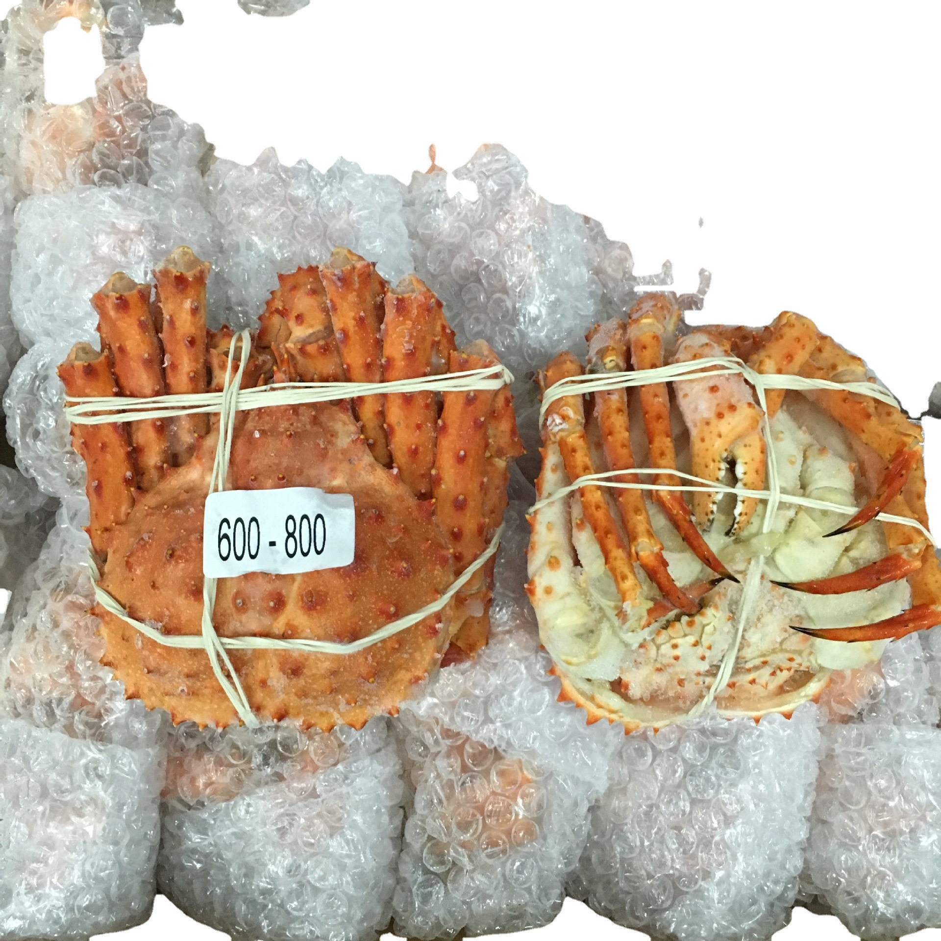 2-1.6斤/只智利短刺熟冻帝王蟹大量销售