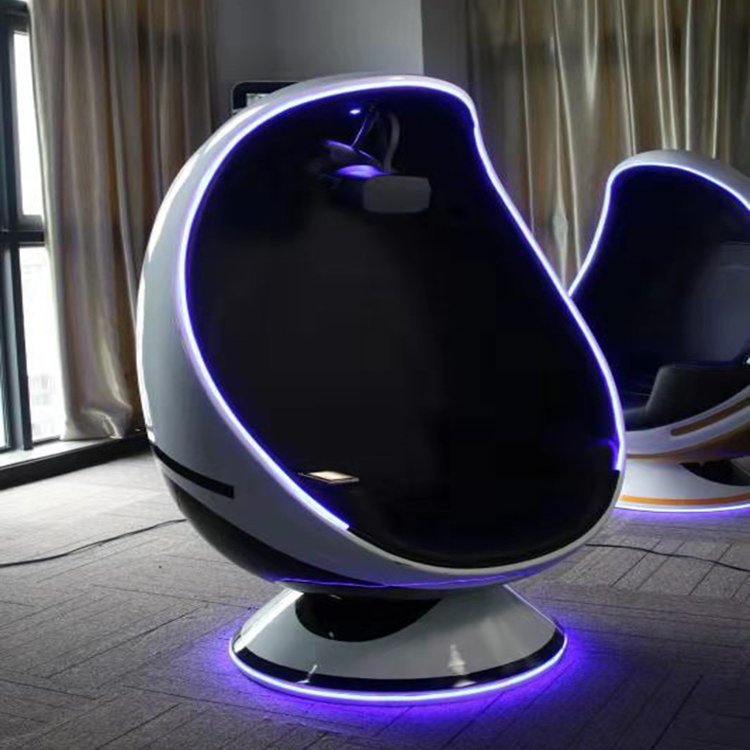 vr蛋椅游戏机双人太空舱9d影院座椅心理咨询模拟一体机体 验馆设