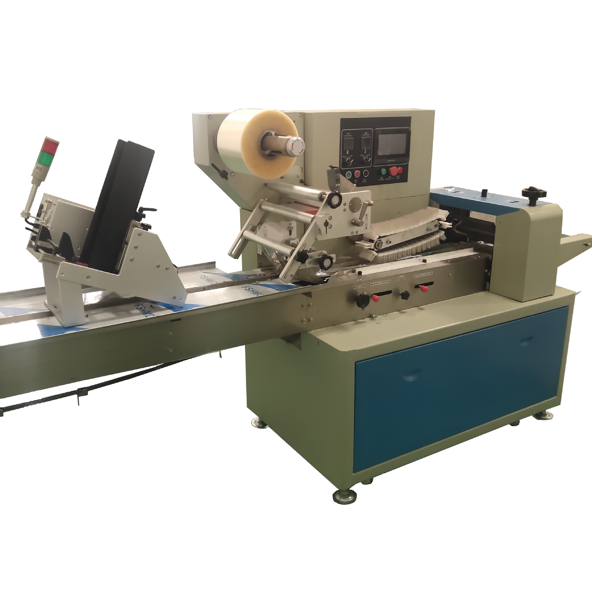 全自动派卡机袋装卡片玩具卡片高速包装机枕式包装机械厂家供应