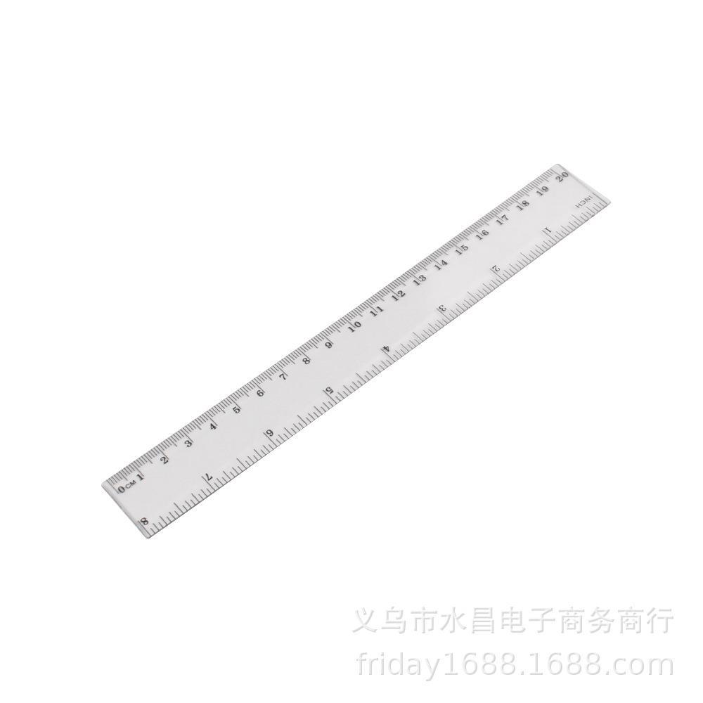 广告尺4件20cm套 尺直 尺三角板量角器套装吊卡袋尺子配件批-阿里巴巴