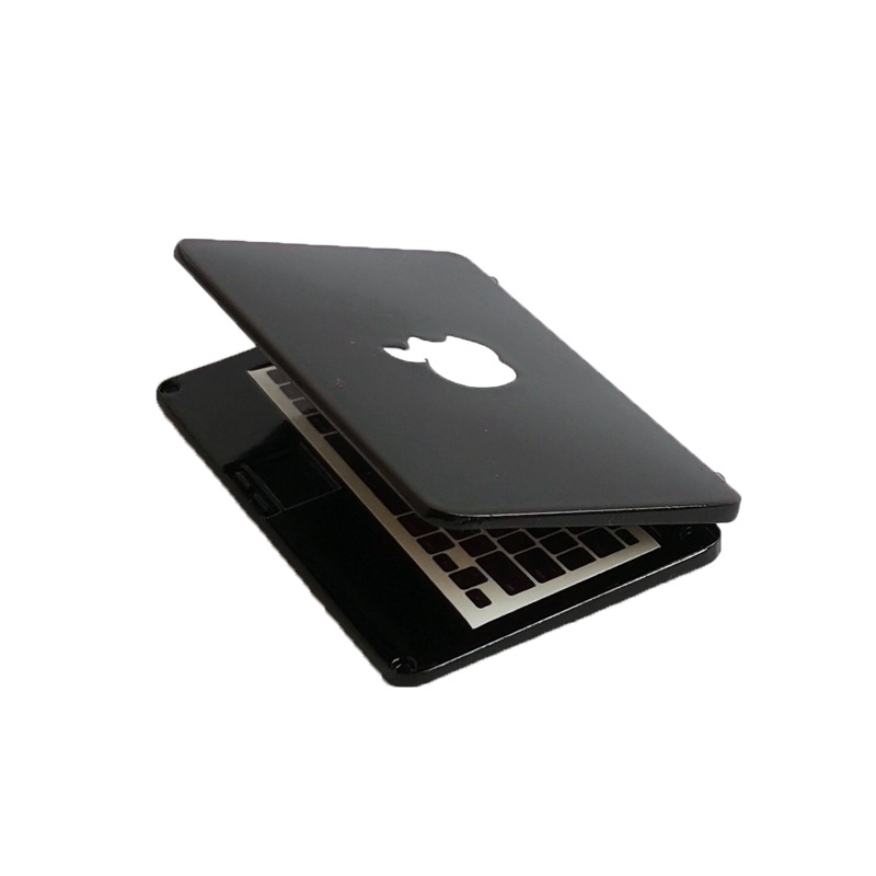 1:12微缩笔记本电脑迷你模型袖珍场景小食玩玩具娃娃屋的摆件配件