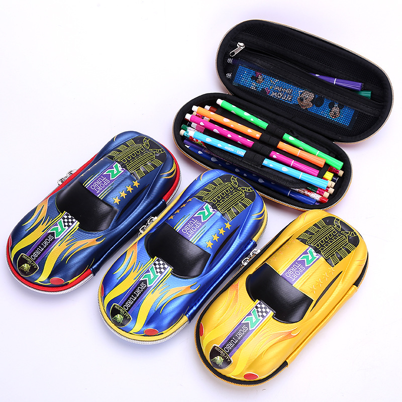 Stationery Box 3d Car Creative Elementary School Pencil Case Children's School Supplies Boys and Girls Multifunctional Storage Pencil Box