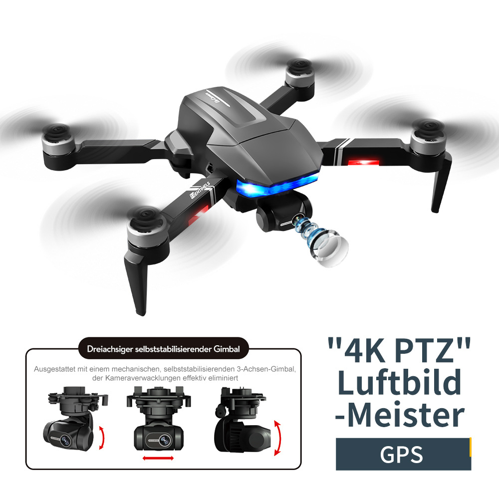 航拍无人机s7s 自稳云台遥控四轴飞行器无刷电机gps定位自动返航