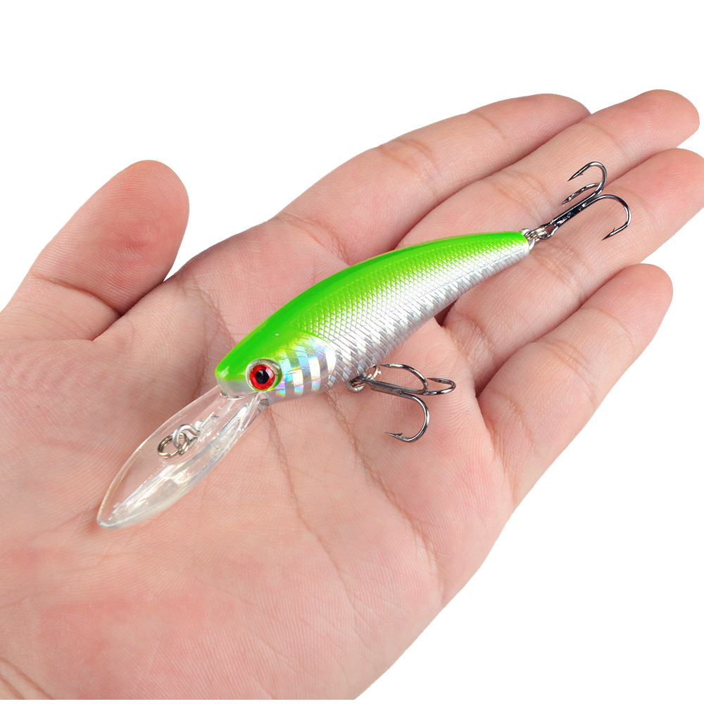 深潜长舌板米诺路亚假饵浮水小翘嘴专杀淡水鳜鱼桂鱼饵万能饵