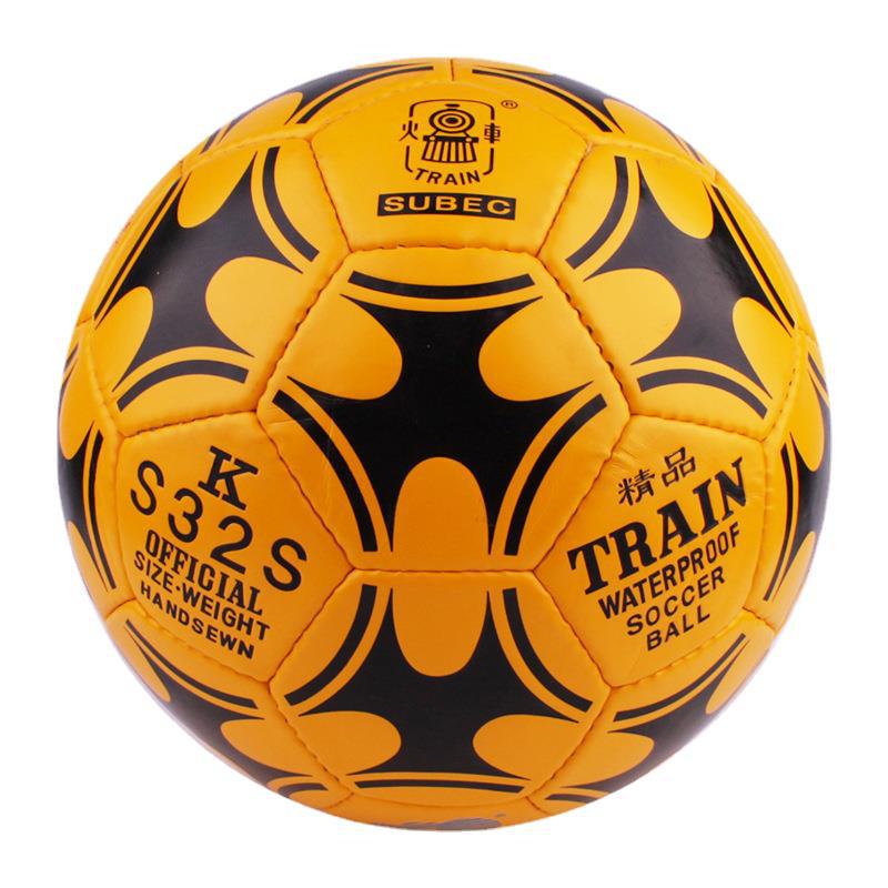 火车头足球ks32s手缝pu材质5号标准成人比赛足球黄色足球-阿里巴巴