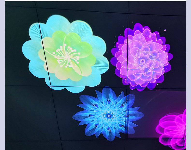 动态水纹投影灯水波纹logo图案投影灯海洋馆景区走道户外氛围灯