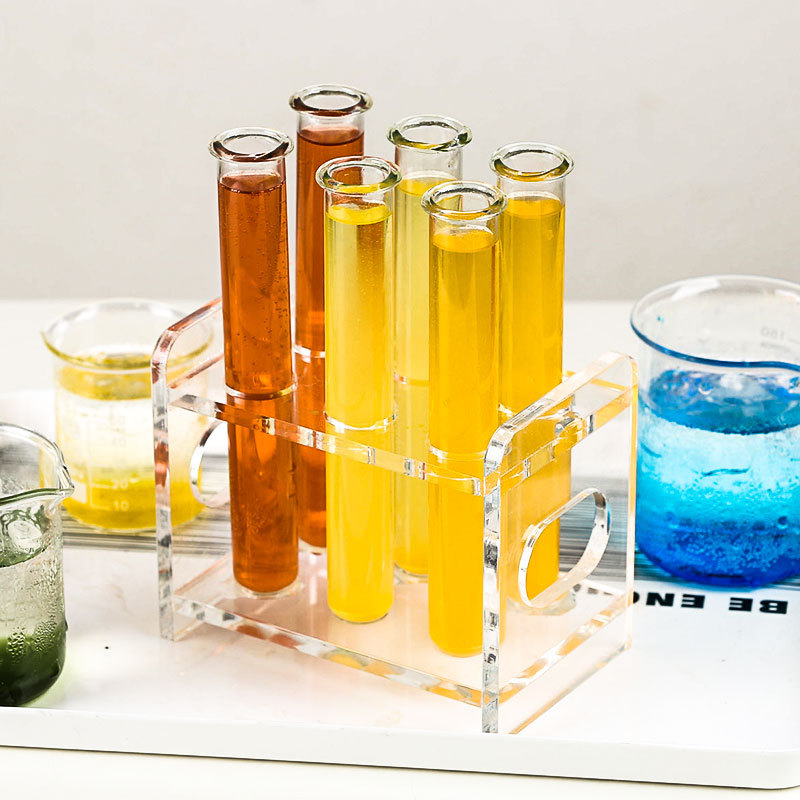 试管酒杯 ktv夜场玻璃试管 酒吧 鸡尾酒试管酒吧酒具卷边试管10只