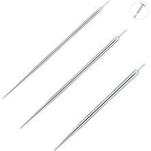 不锈钢引导针穿刺辅助针螺纹接引针穿孔专用牵引针直插式辅助工具