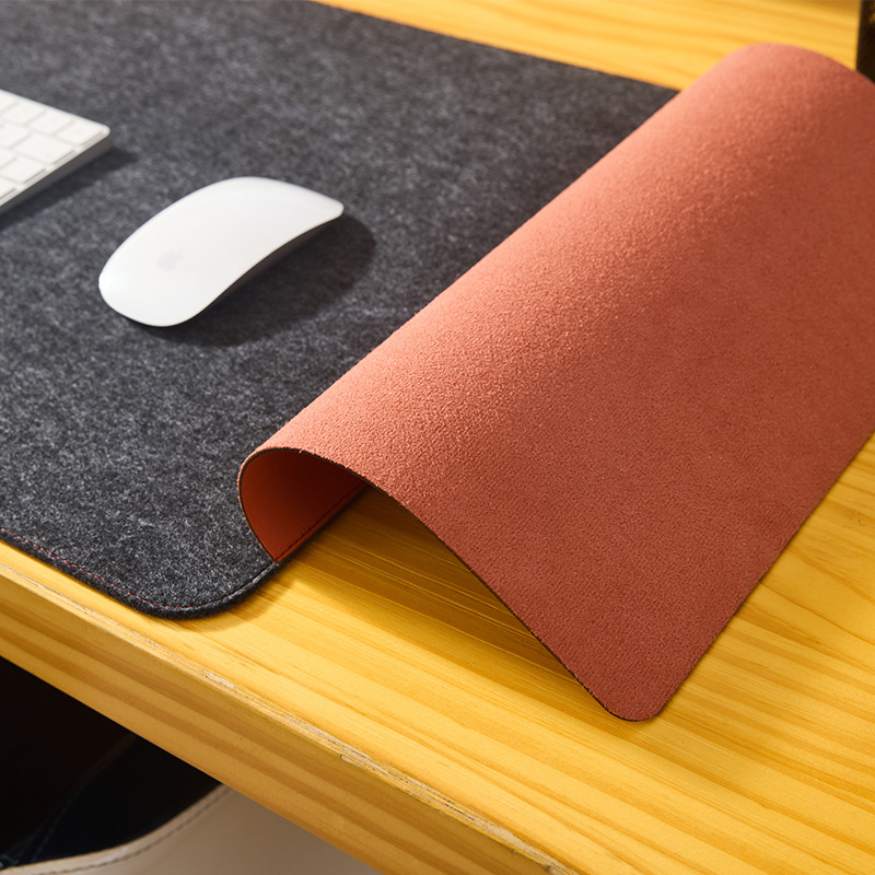 Mouse Pad Oversized E-Sports Games Desk Pad Writing Desktop Computer Keyboard Pad Felt Leather Office Notebook Pad