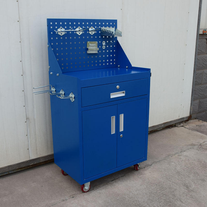现货车间抽屉式工具柜铁皮柜移动双开门汽修工具车五金工具收纳柜