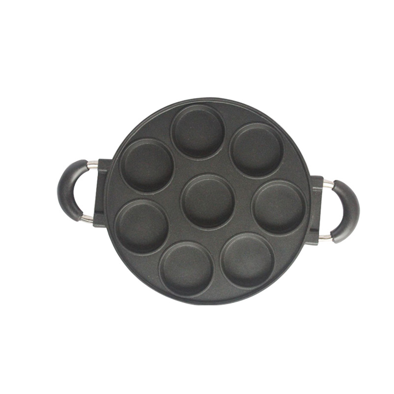 Factory Direct Supply Aluminum Die Casting Cake Mold Non-Stick Cake Baking 7-8 Hole 12 Hole Seal Fish Ball Making Mold