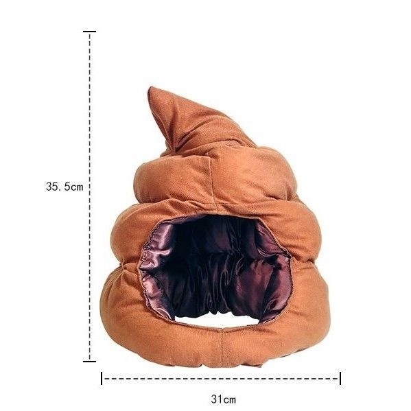 便便头套屎粑粑头套抖音网红同款搞怪沙雕帽子搞笑自拍照毛绒道具