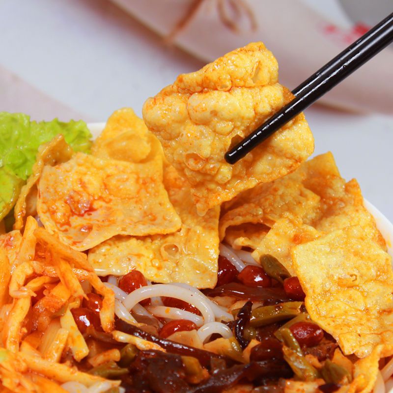 柳州螺蛳粉油炸腐竹螺蛳粉专用腐竹配料炸豆腐皮干货独立小包装