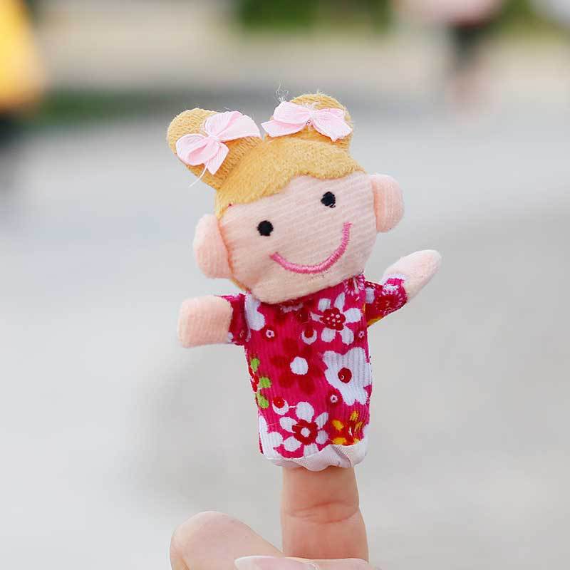 可爱小动物手指玩偶老鼠 兔子 牛猪马 羊多款可选仿真手偶娃娃