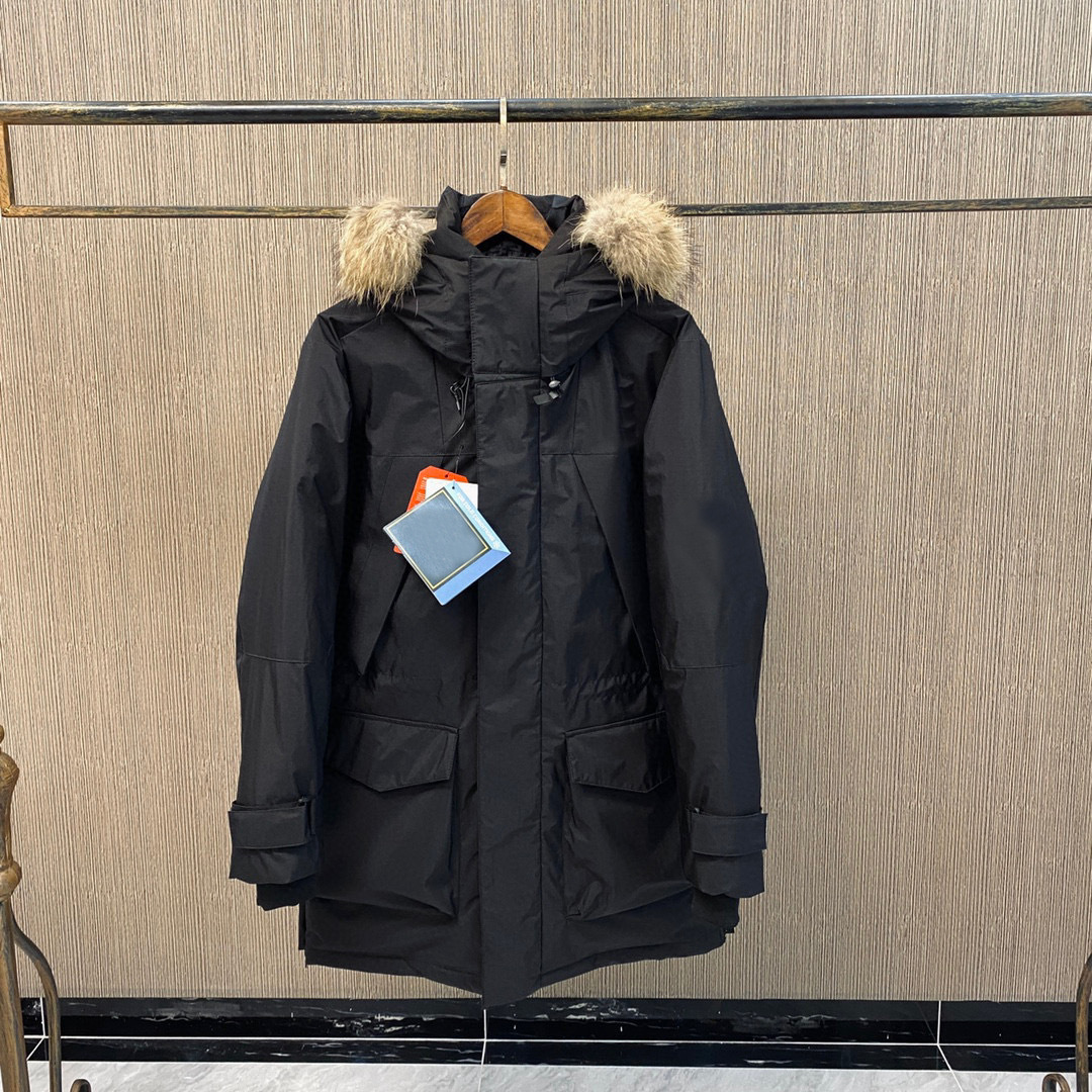 2021tnf极地系列中长款羽绒服 南极极地羽绒服外套 保暖御寒