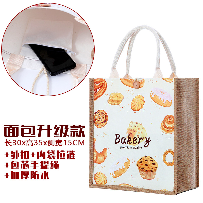 2023 New Products in Stock Printed Canvas Bag Women's Hand Shopping Sack National Fashion Tote Bag Logo Printing