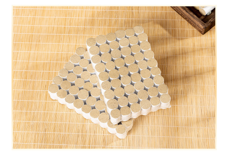 药益宝五年陈艾条艾柱54粒家用非无烟随身灸纯艾定做批发艾灸柱条