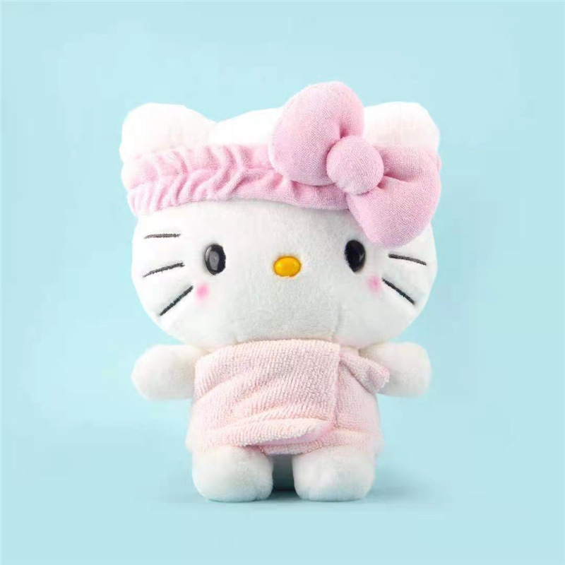 可爱卡通玉桂狗布丁狗酷乐米摆件挂件毛绒公仔温泉泡澡浴巾娃娃