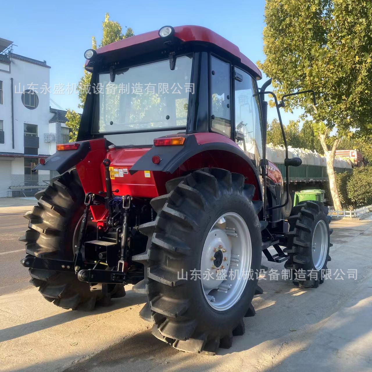 东方红904农用拖拉机 空调驾驶室四驱12 12梭式换档大桥旋耕机