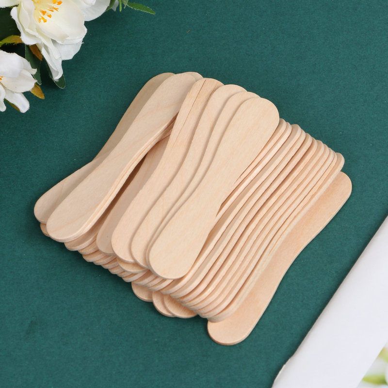 94mm Ice-Cream Spoon Disposable Wooden Ice Spoon Ice-Cream Spoon Ice Cream Coffee Spoon Dessert Spoon Wholesale