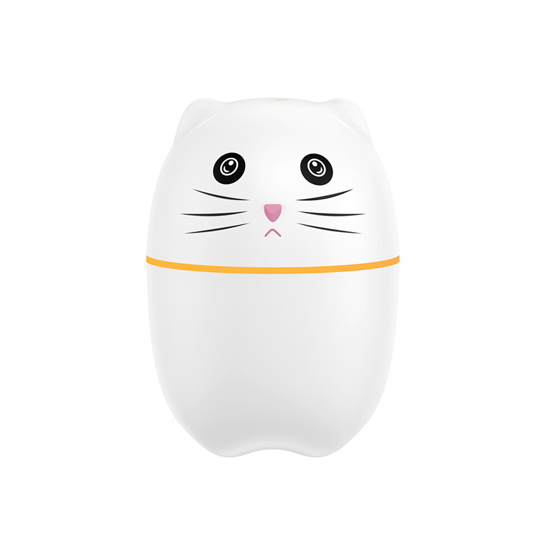 Mini Humidifier New Cute Pet USB Desktop Office Silent Bedroom Fog Colorful Light Gift Wholesale Hot Sale